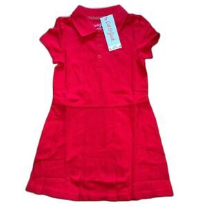 NWT Cat & Jack School Uniform Dress Red Girls Size 3T